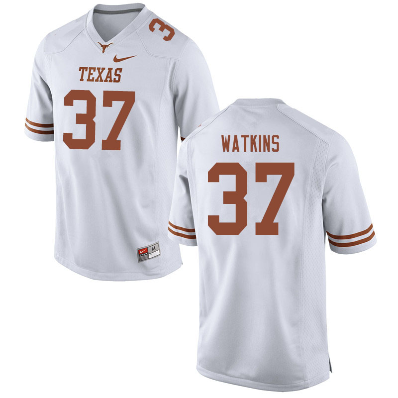Men #37 Jaren Watkins Texas Longhorns College Football Jerseys Sale-White